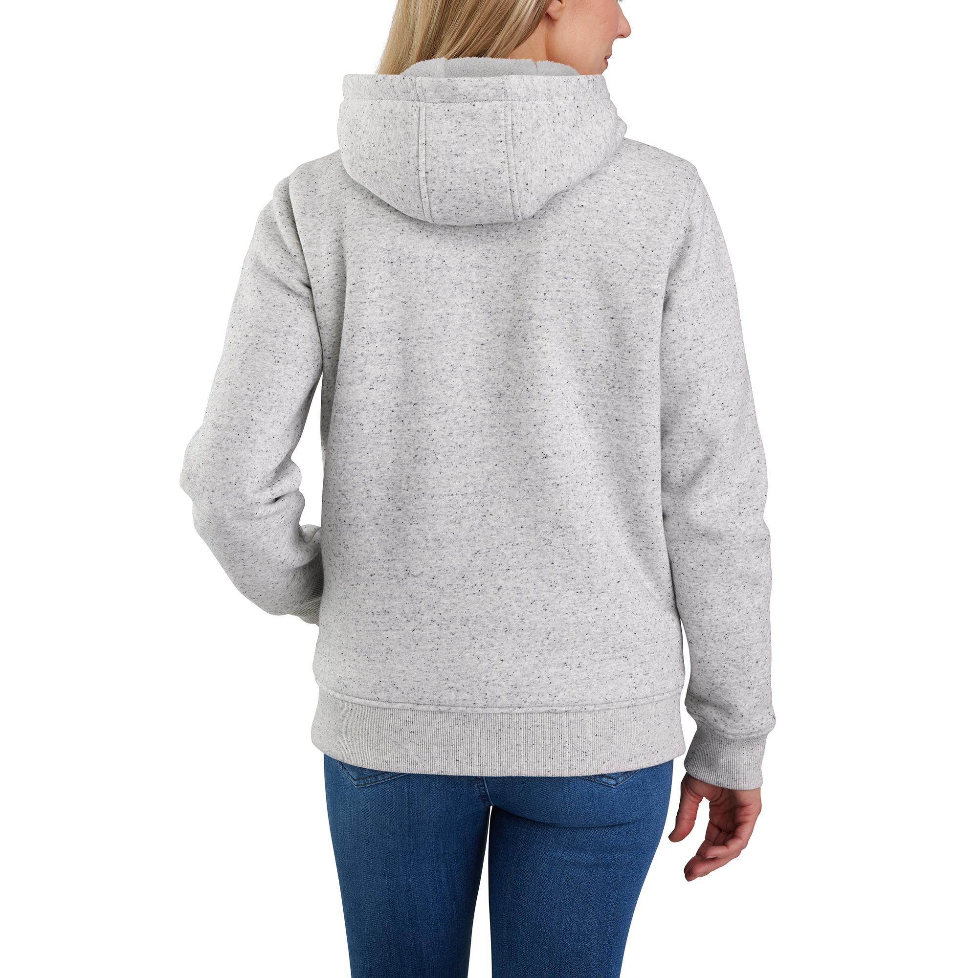 Carhartt Women's Relaxed Fit Midweight Sherpa Lined Full-Zip Sweatshirt