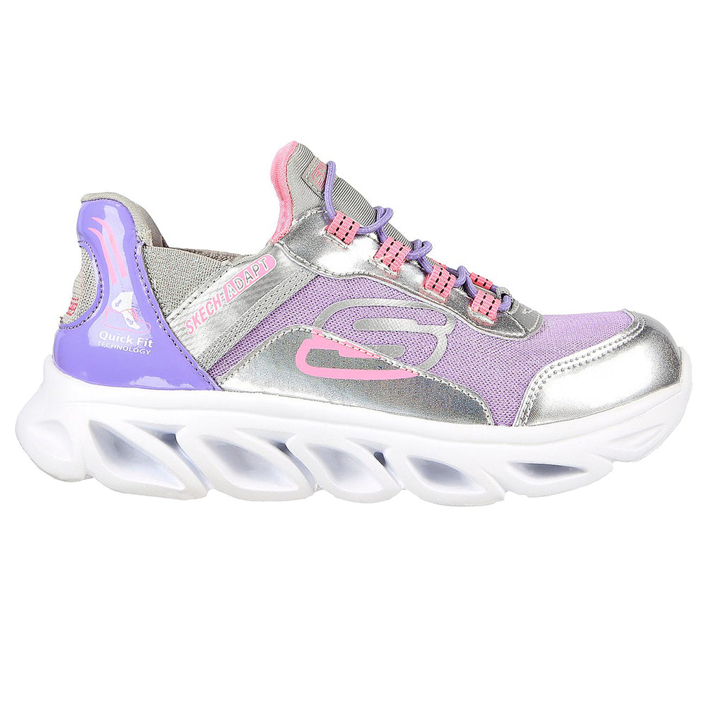 Skechers Girls Flex Glide Shoes - 302221L-GYLV