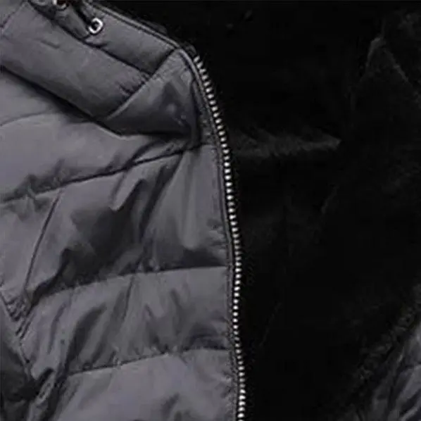 Solid Color Large Size Down Coat