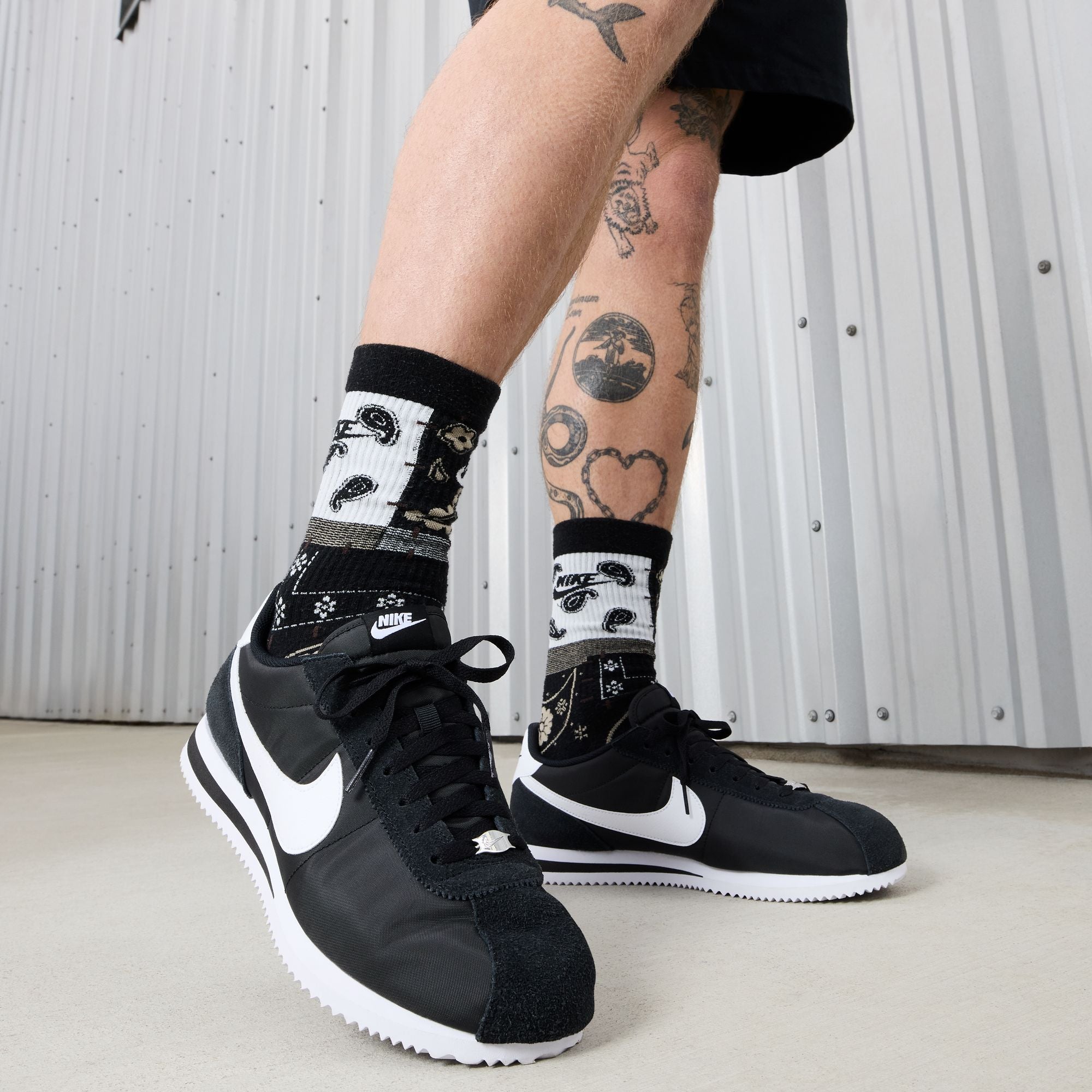 Nike Cortez TXT Black/White HF0263-001