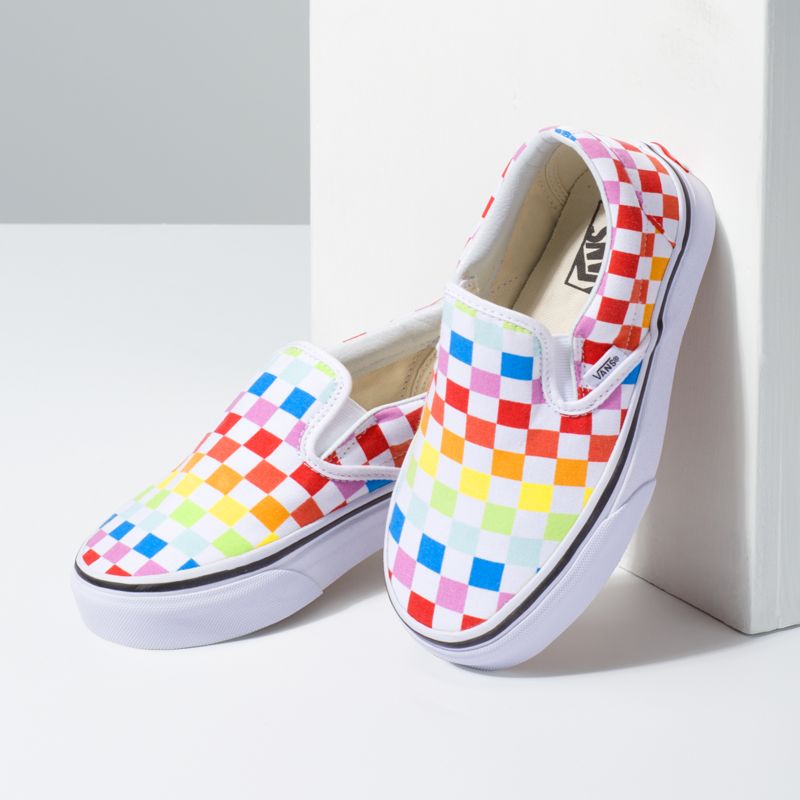 Kids Checkerboard Slip-On