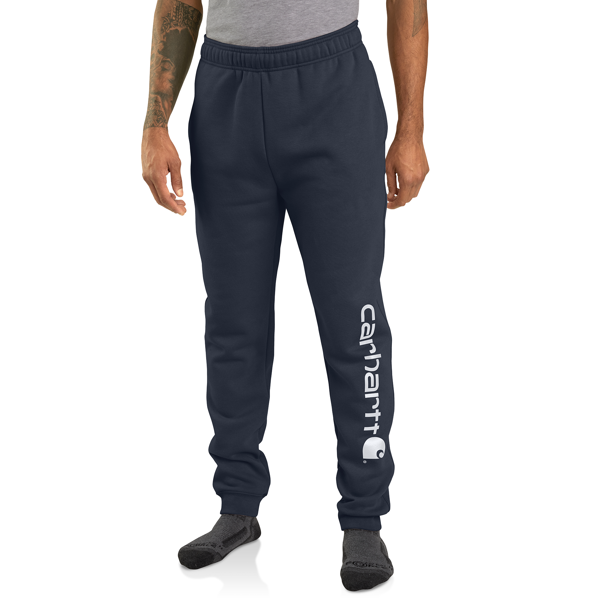 Carhartt Men's Midweight Tapered Logo Graphic Sweatpant