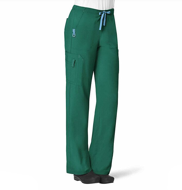 Carhartt Women's Force® Cross-Flex Utility Boot Cut Cargo Scrub Pant_Hunter Green