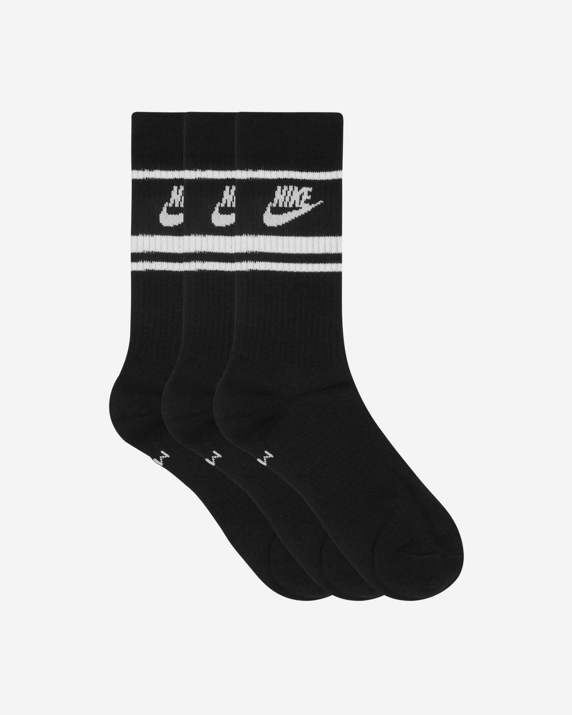 Everyday Essential Crew Socks Black / White