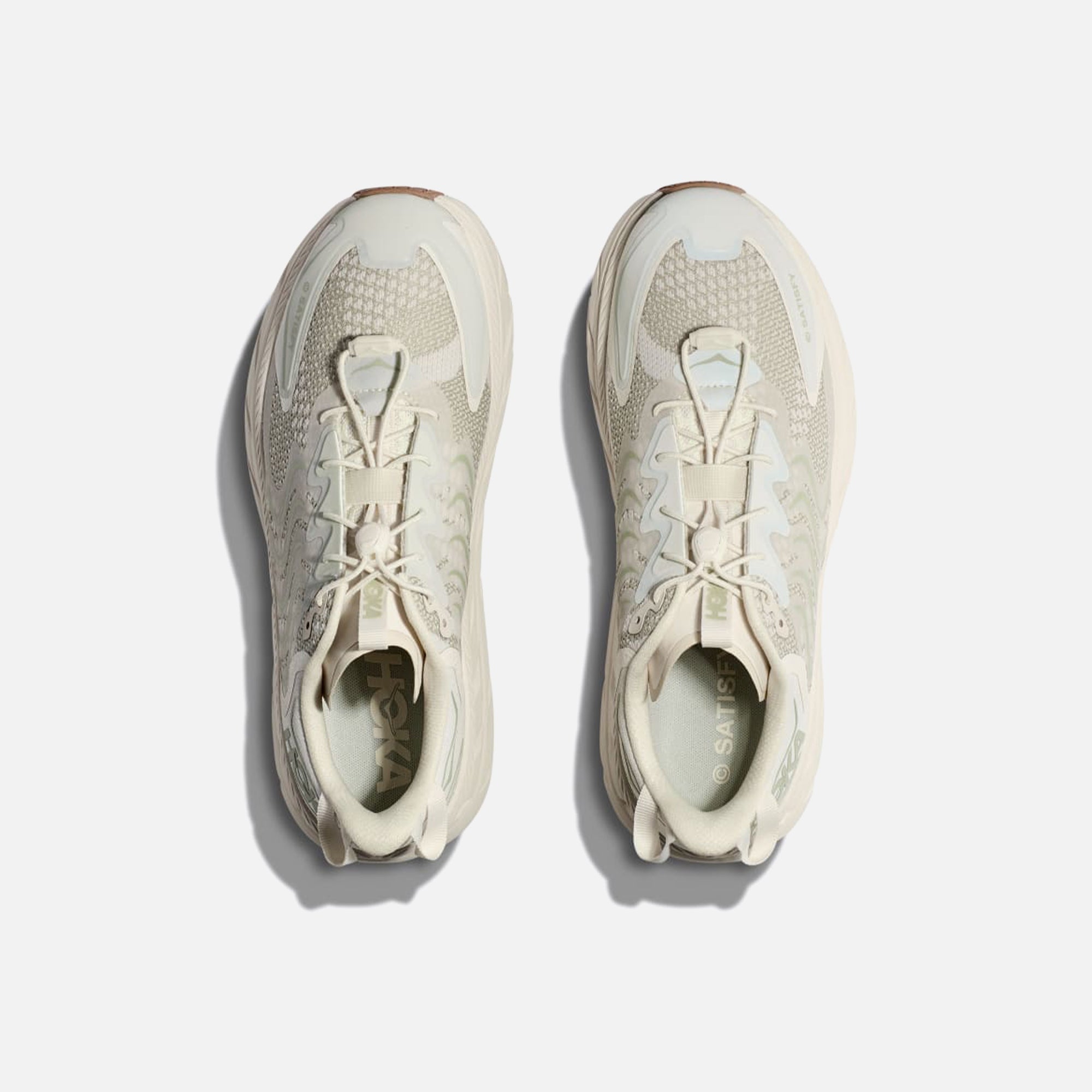 Hoka One One x Satisfy Clifton LS -  Celadon Tint / Whisper