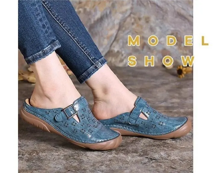 Women's hollow carved casual sandals