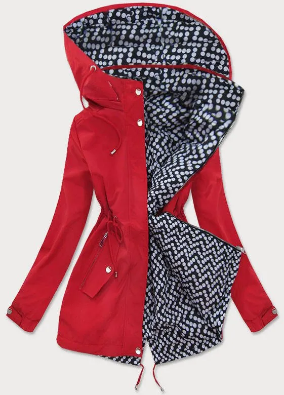 REVERSIBLE LADIES/ DOTS PARKA JACKET