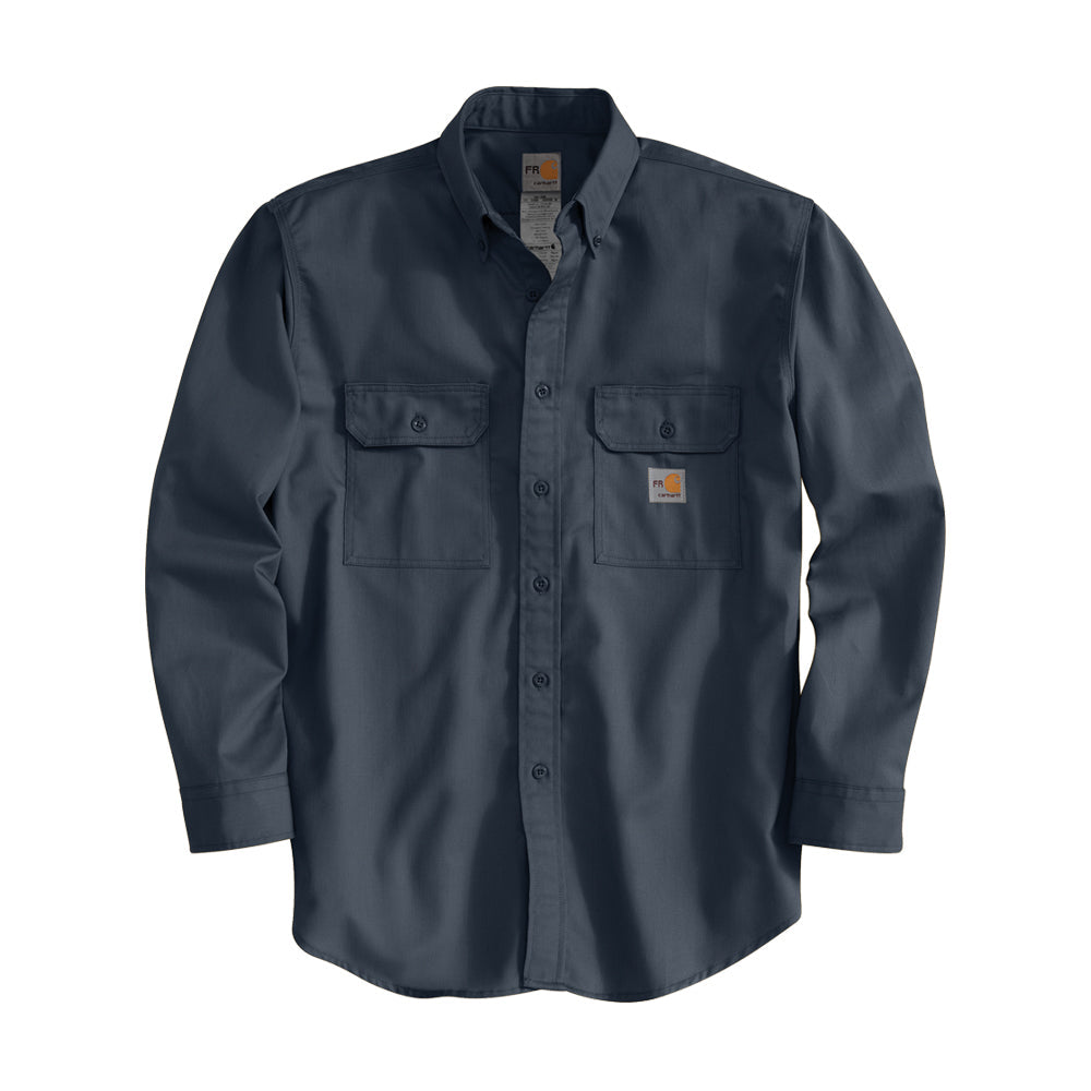 Carhartt Flame Resistant Twill Button-Down Long Sleeve T-Shirt