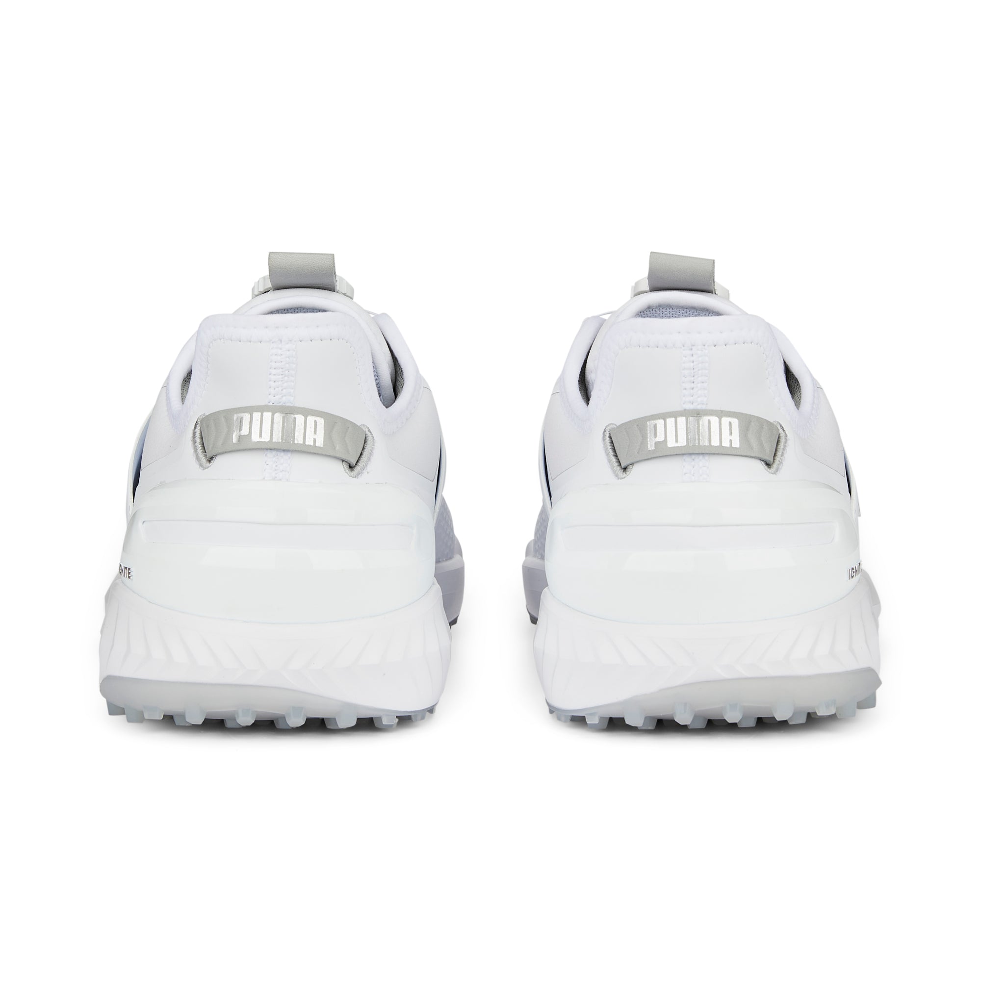 IGNITE ELEVATE DISC Spikeless Golf Shoes | Puma White / Puma Silver