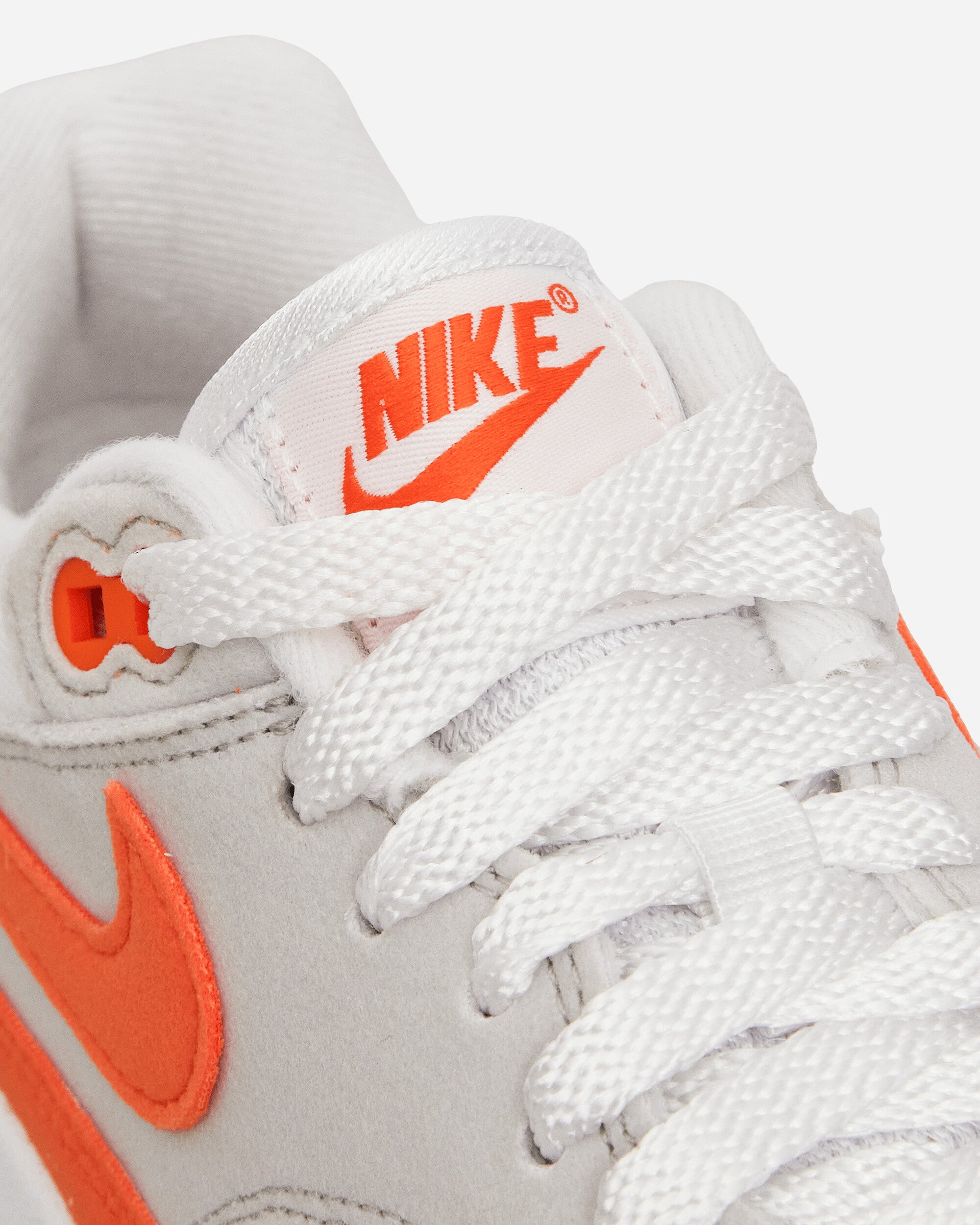 WMNS Air Max 1 Sneakers Neutral Grey / Safety Orange