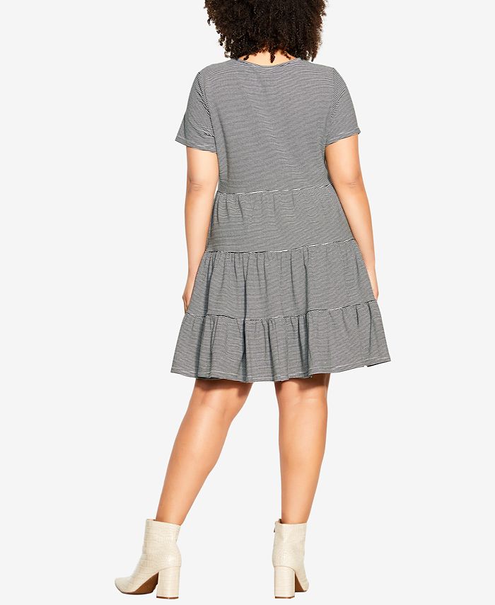 Plus Size Trendy Alyssa A-Line Dress