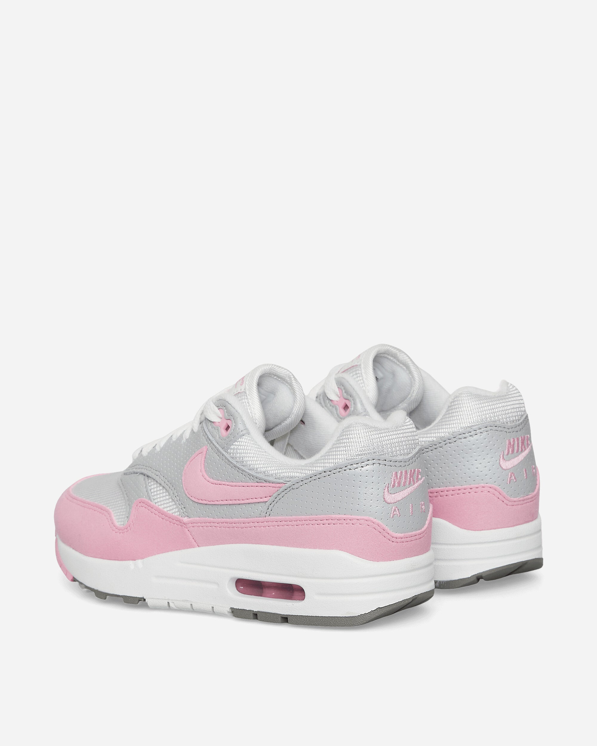 WMNS Air Max 1 '87 Sneakers Metallic Platinum / Pink Rise