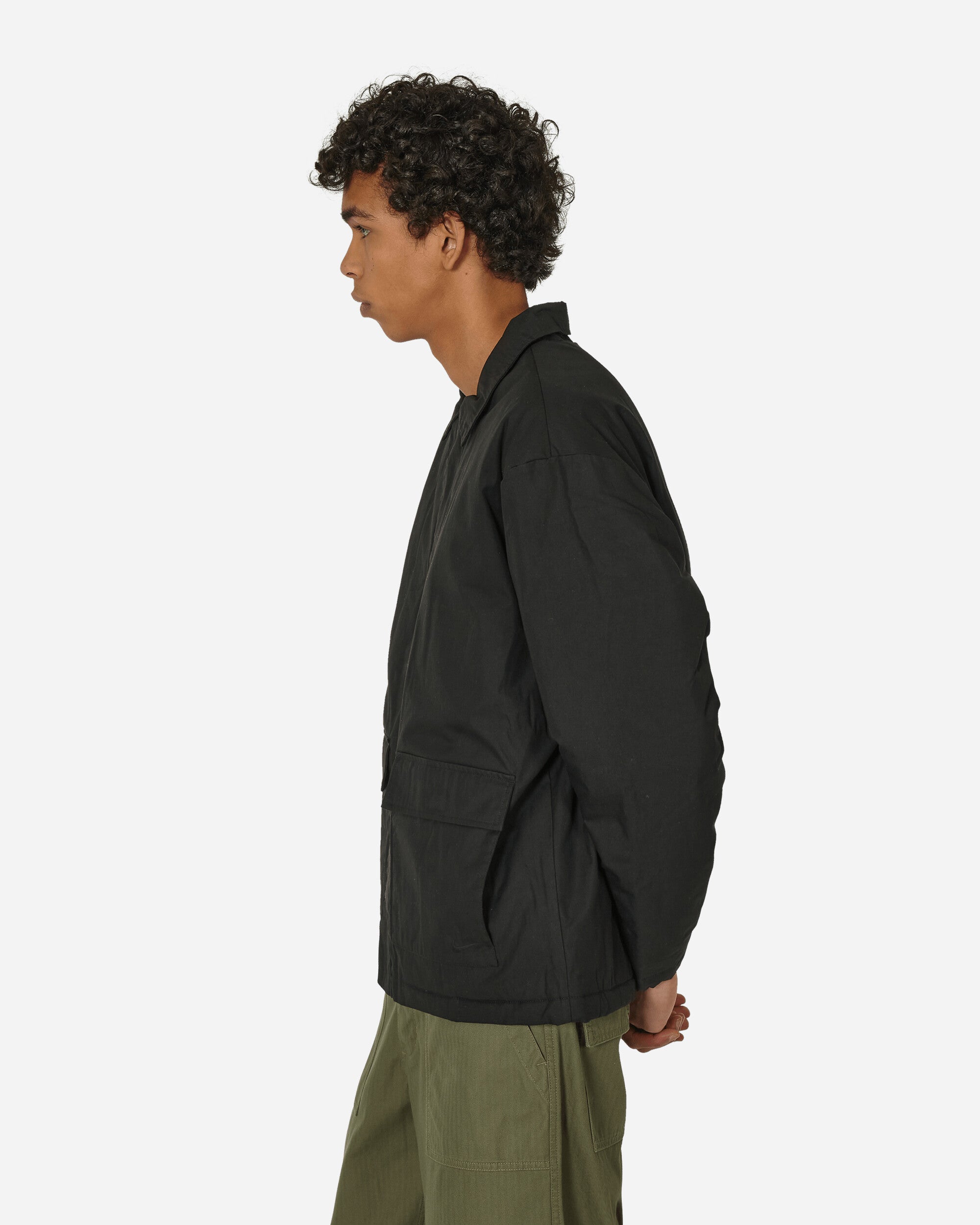 Waxed Canvas Work Jacket Black