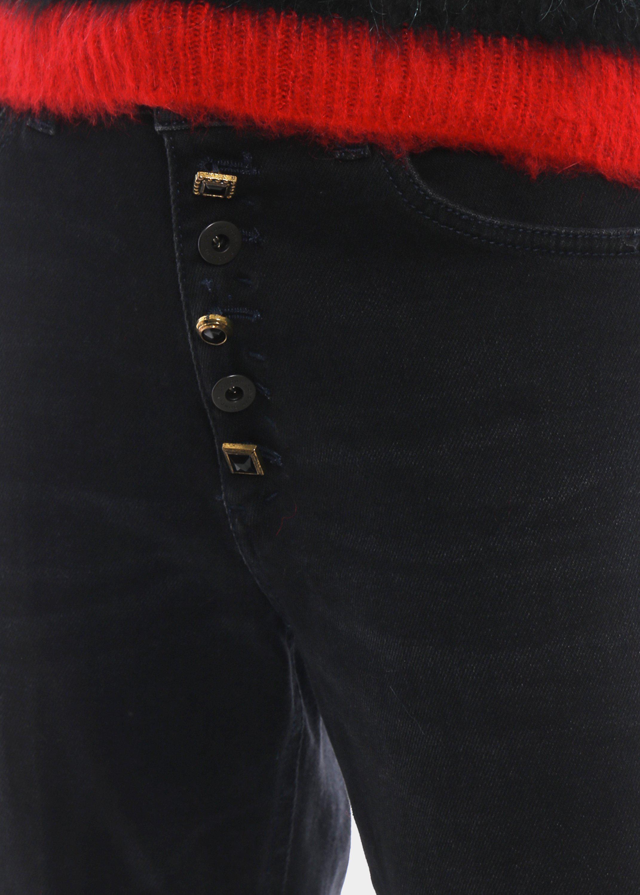 Jeans cropped boyfriend Koons nero