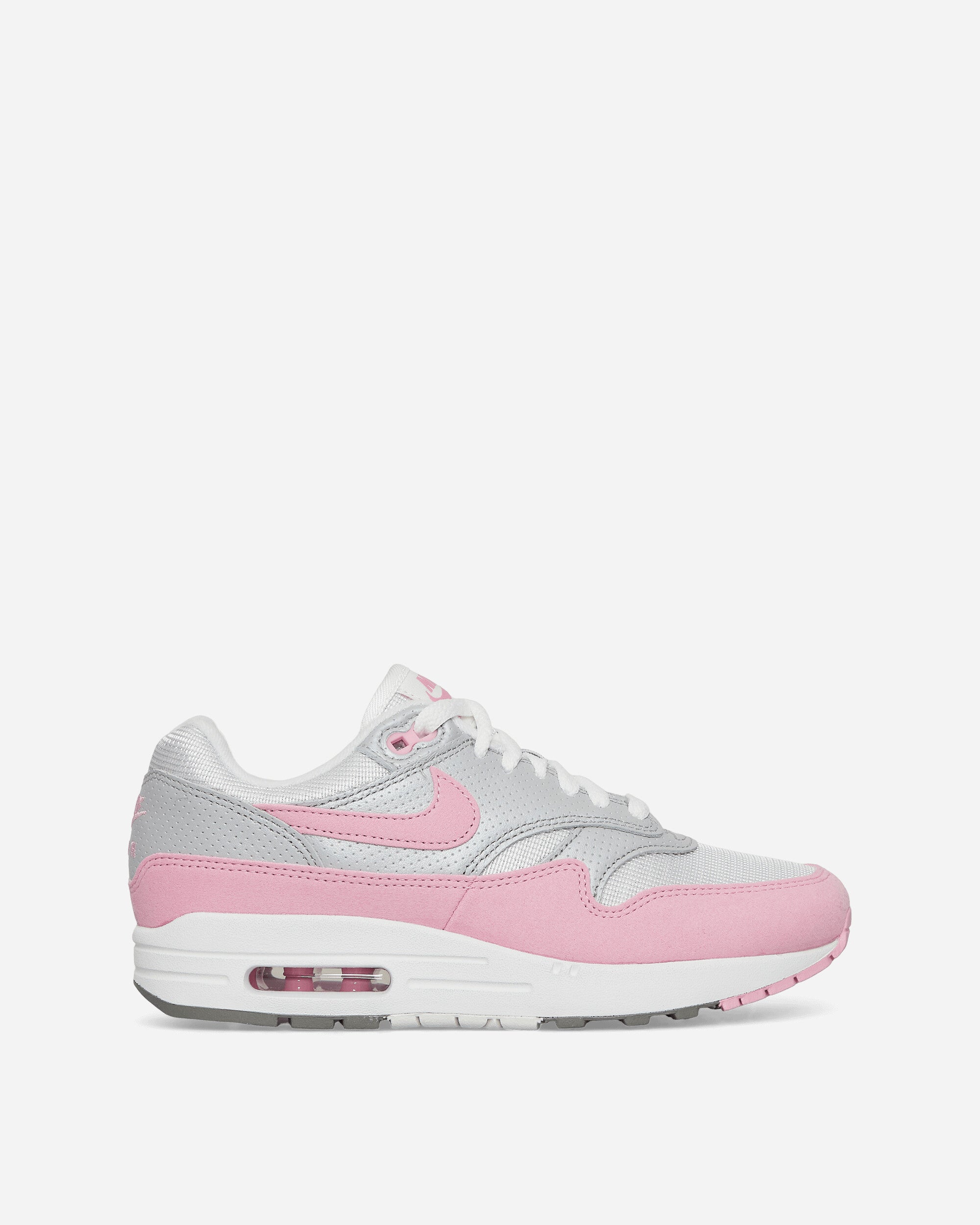 WMNS Air Max 1 '87 Sneakers Metallic Platinum / Pink Rise