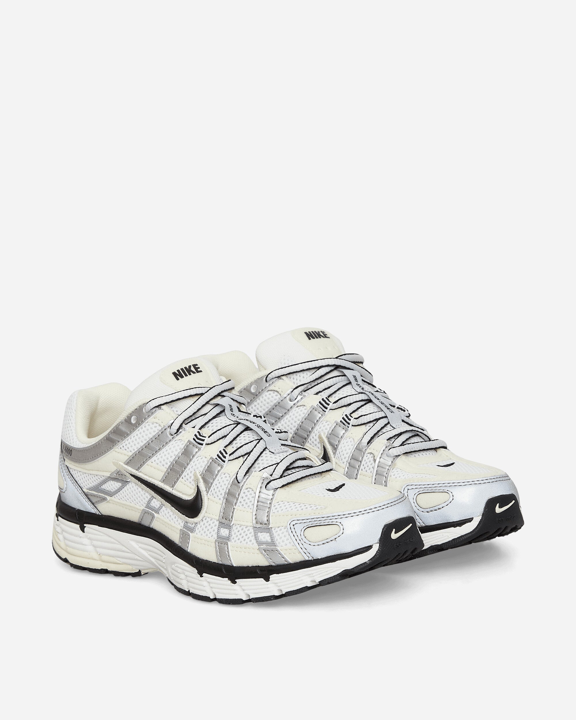 WMNS P-6000 Sneakers Coconut Milk / Summit White / Metallic Silver