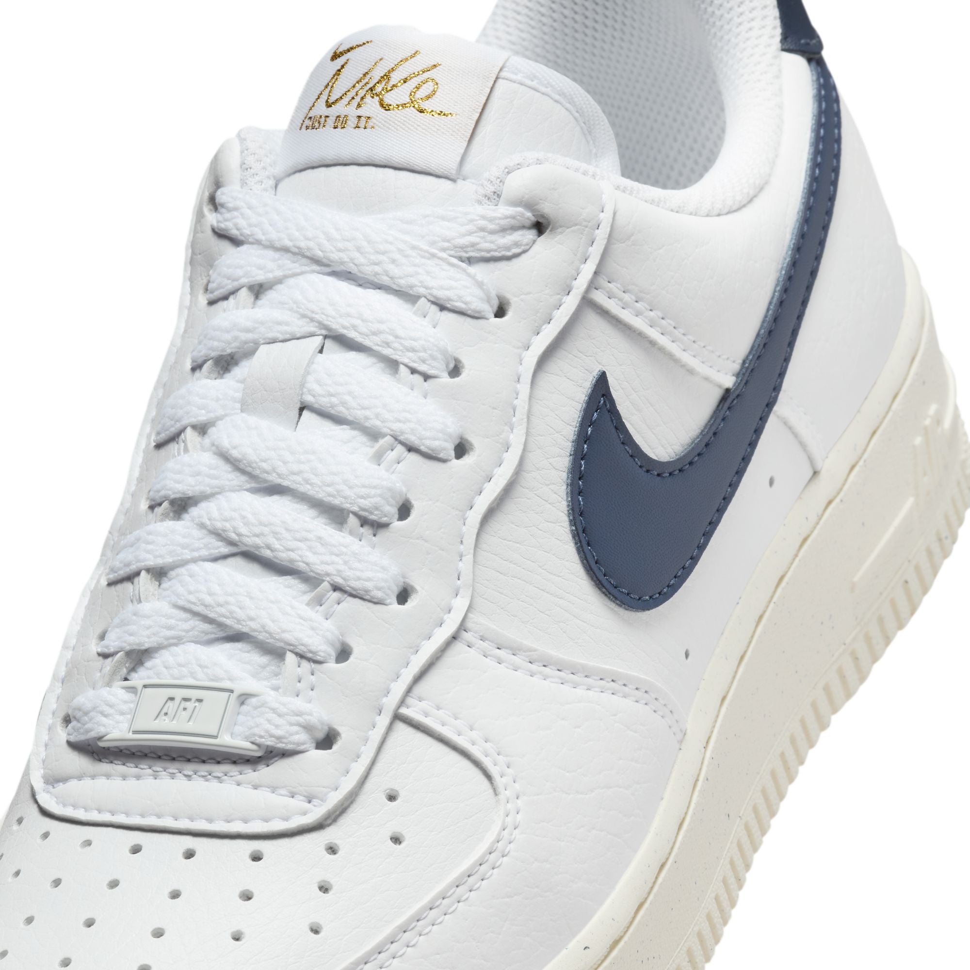 Women's Air Force 1 ‘07 NN White Obsidian Pale Ivory Metallic Gold FZ6768-100