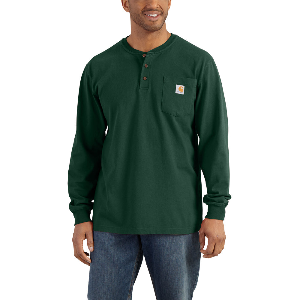 Carhartt Men's Long Sleeve Pocket Henley