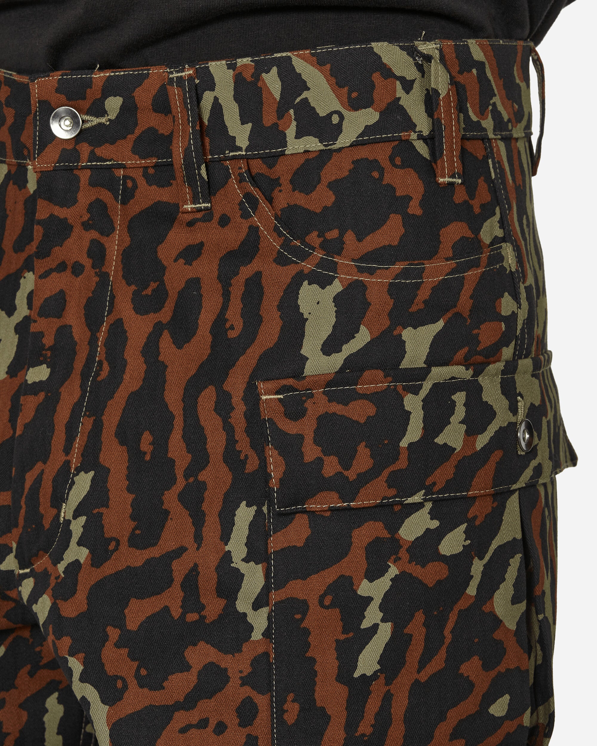 All-Over Print Cargo Pants Medium Olive / Black