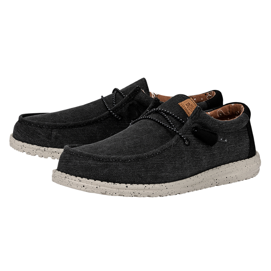 Wally Washed Canvas - Black