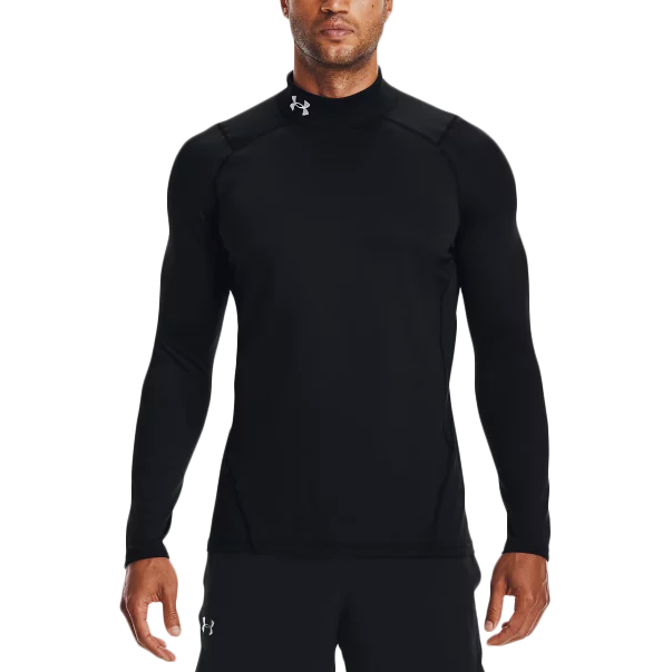 Men's ColdGear Armour Fitted Mock Long Sleeve