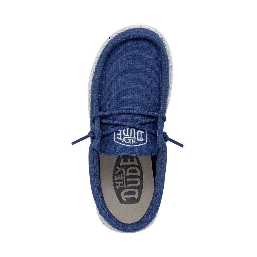 Wally Youth Slub Canvas - True Blue