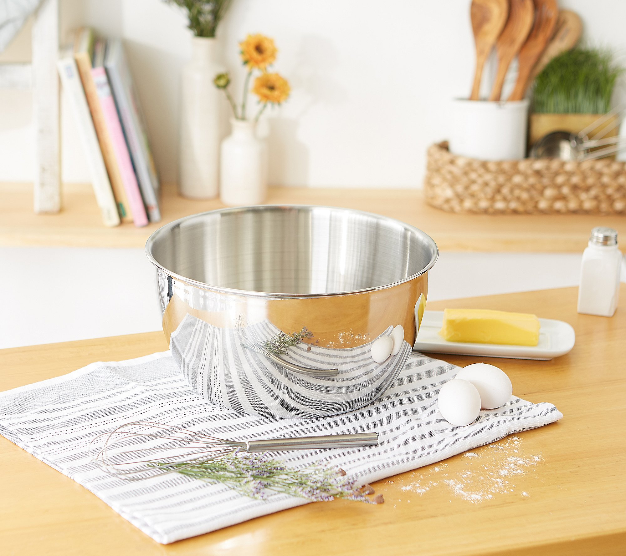 RSVP 8 Qt. Stainless Steel Mixing Bowl