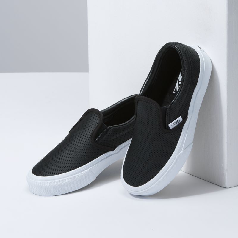 Kids Perf Leather Slip-On