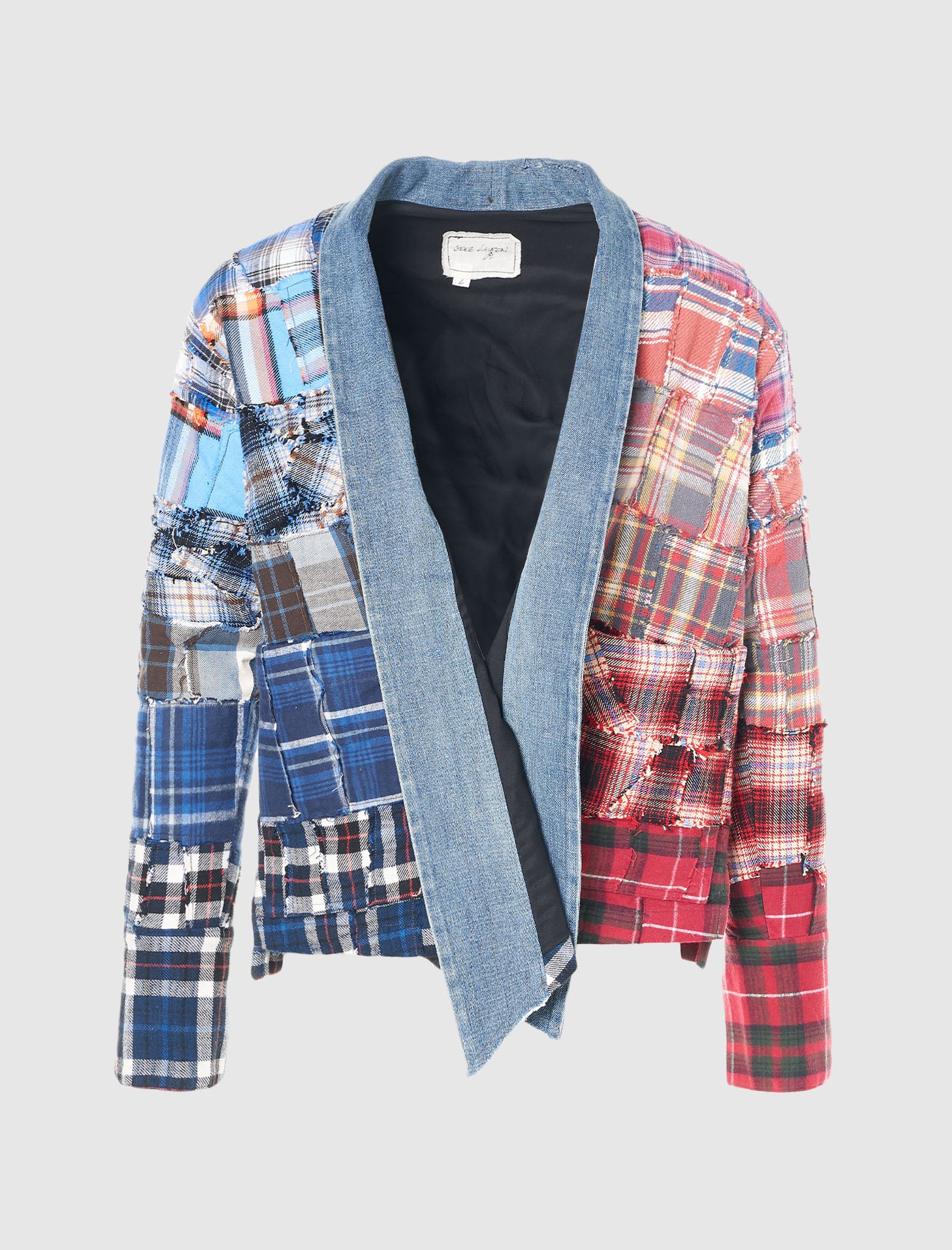 PLAID GRADIANT GL1 CARDIGAN