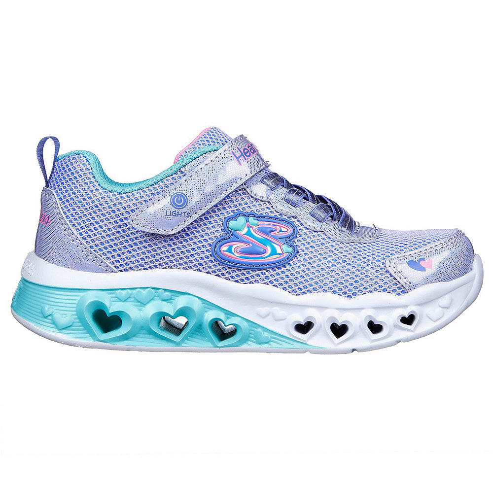 Skechers Girls Flutter Heart Lights Shoes - 302317L-LVMT