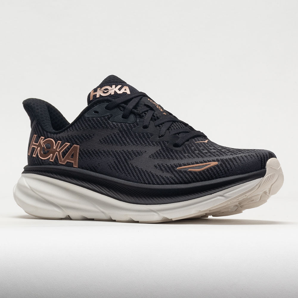 HOKA Clifton 9 Women's Black/Rose Gold