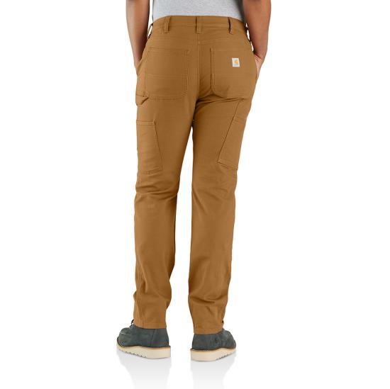 Carhartt Women's Rugged Flex® Double-Front Canvas Pant_Carhartt Brown