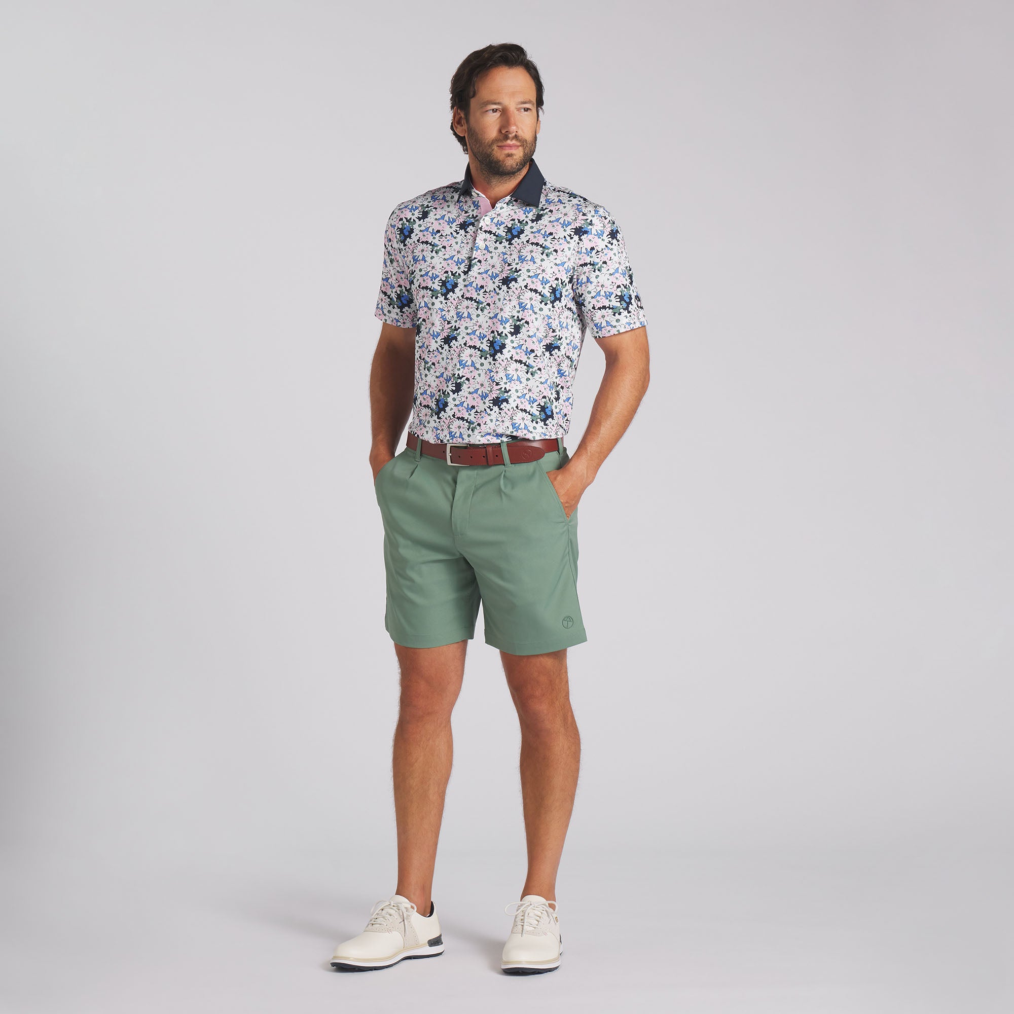 AP Floral Golf Polo