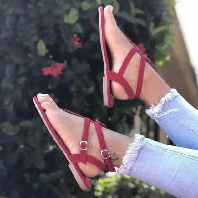 zolucky Leather Sandals
