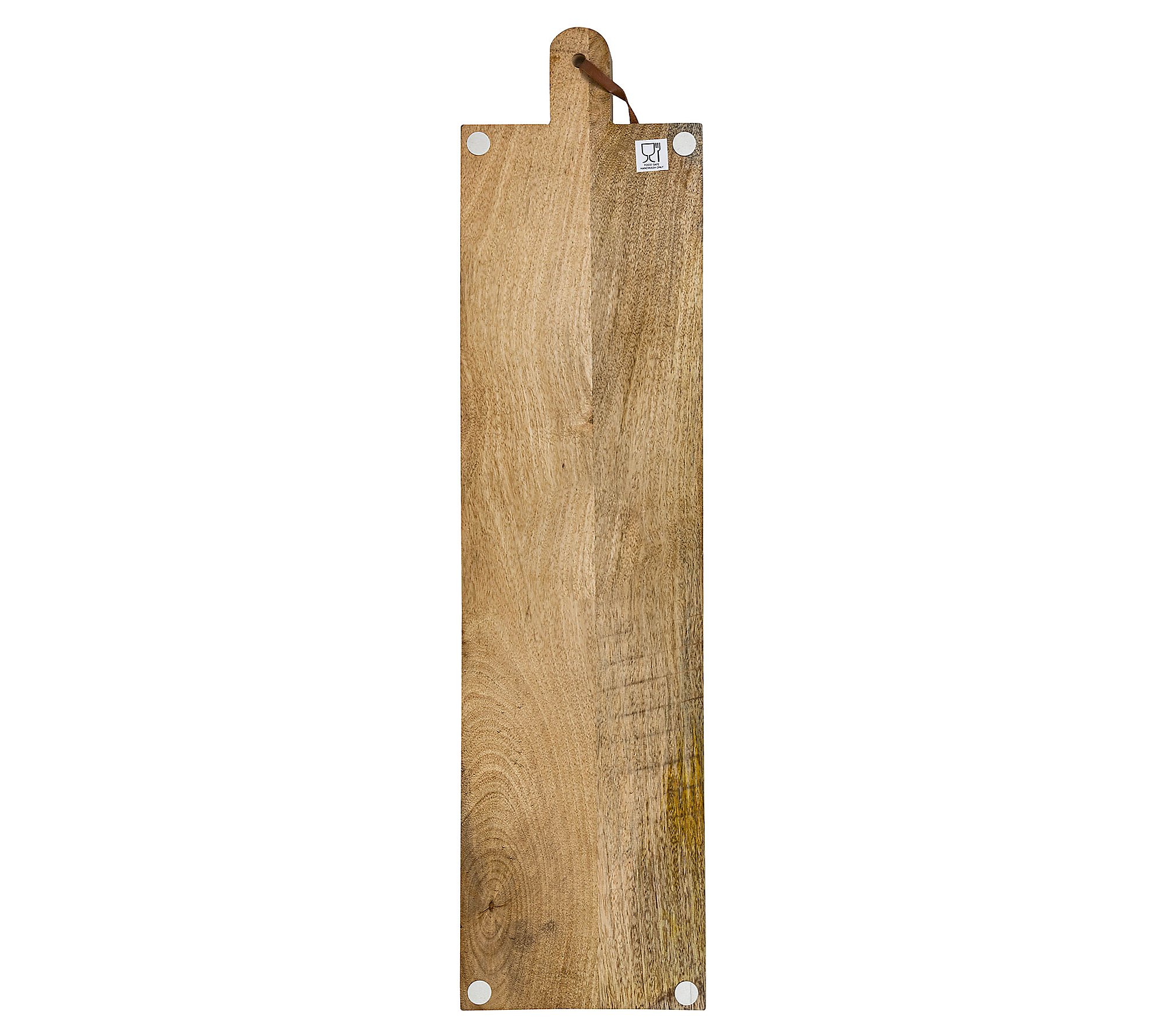 Foreside Home and Garden Resin and Wood Long Cutting Board