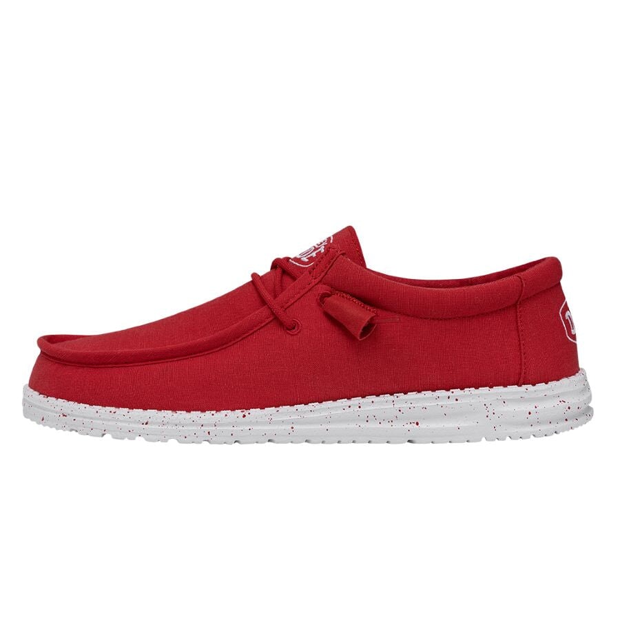 Wally Slub Canvas - Red