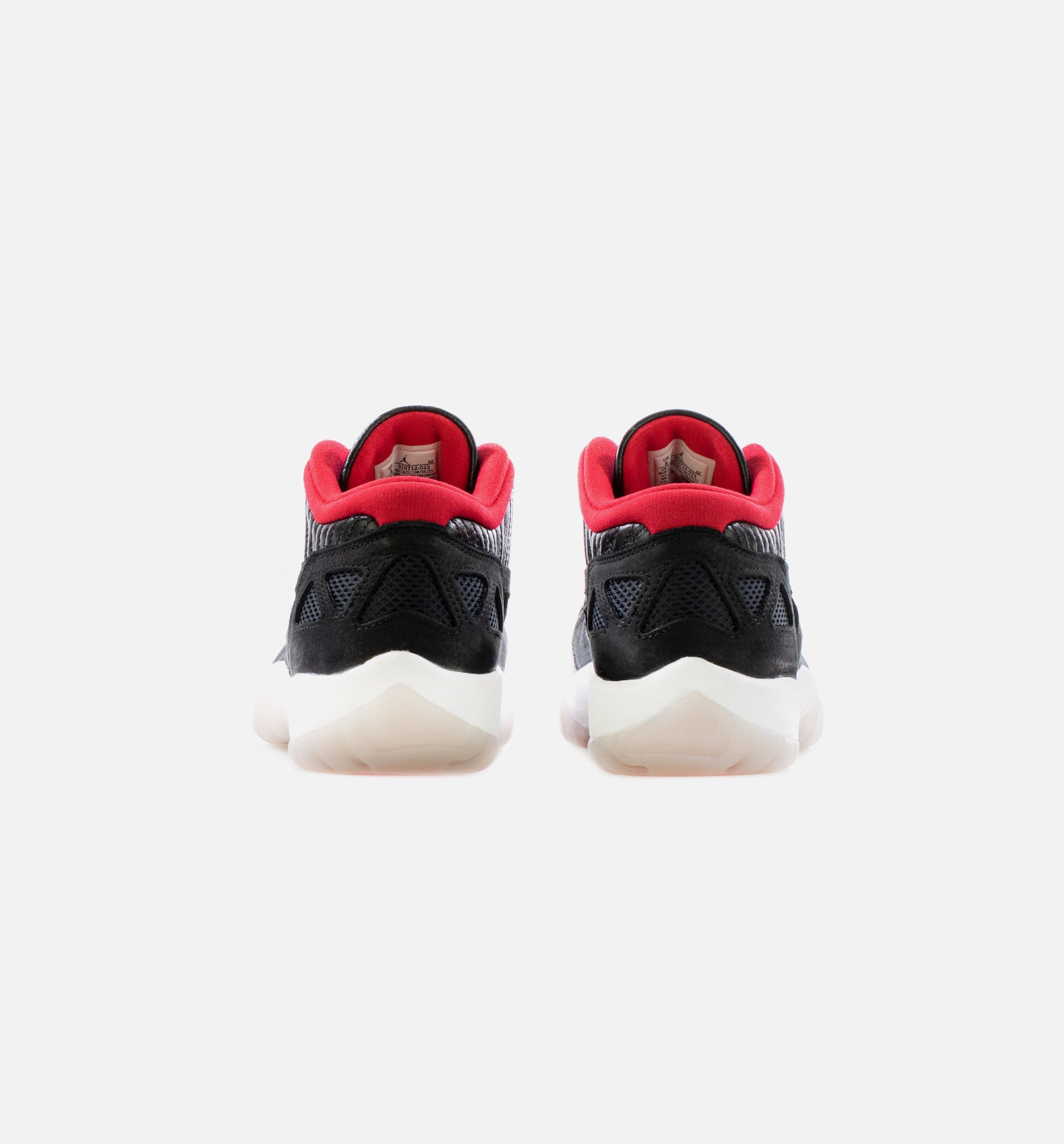 Air Jordan 11 Low IE Bred Mens Lifestyle Shoe - Black/White-/True Red Limit One Per Customer