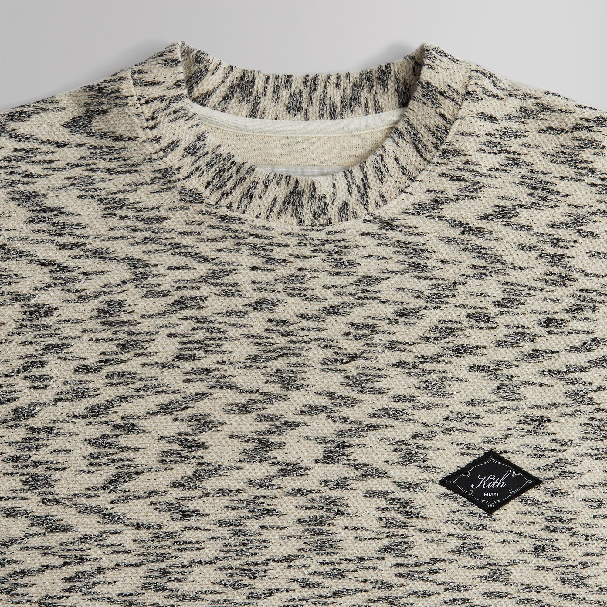 Kith Marled Knit Nelson Crewneck - Black