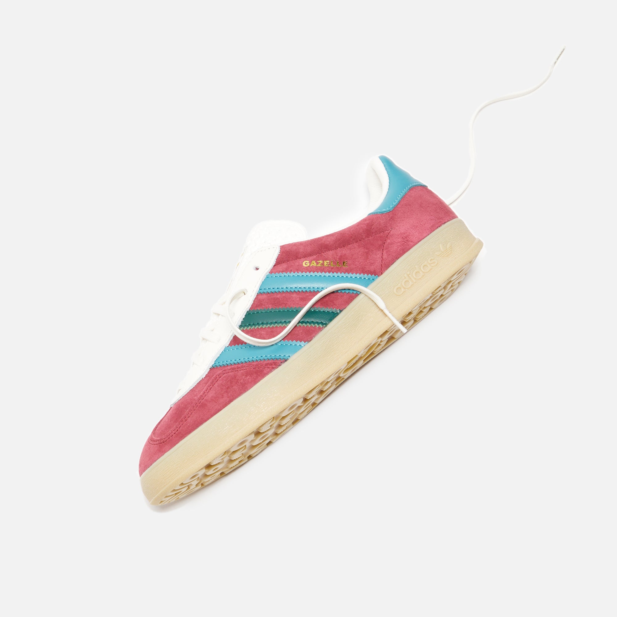 adidas Gazelle Indoor - Collegiate Burgundy / Arctic Fusion / Collegiate Green