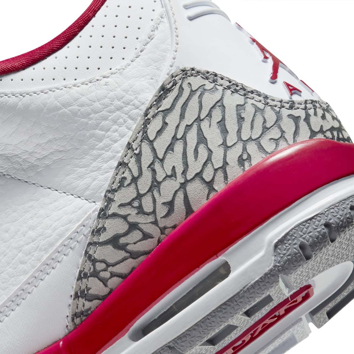 Kid's Air Jordan 3 Retro 'Cardinal Red'