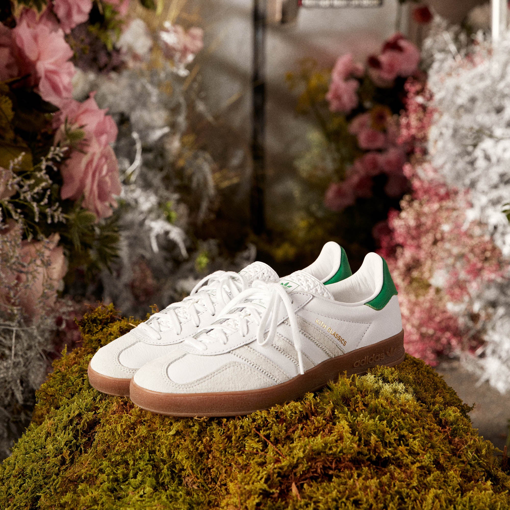 Kith Classics for adidas Originals Gazelle Indoor - White / Green