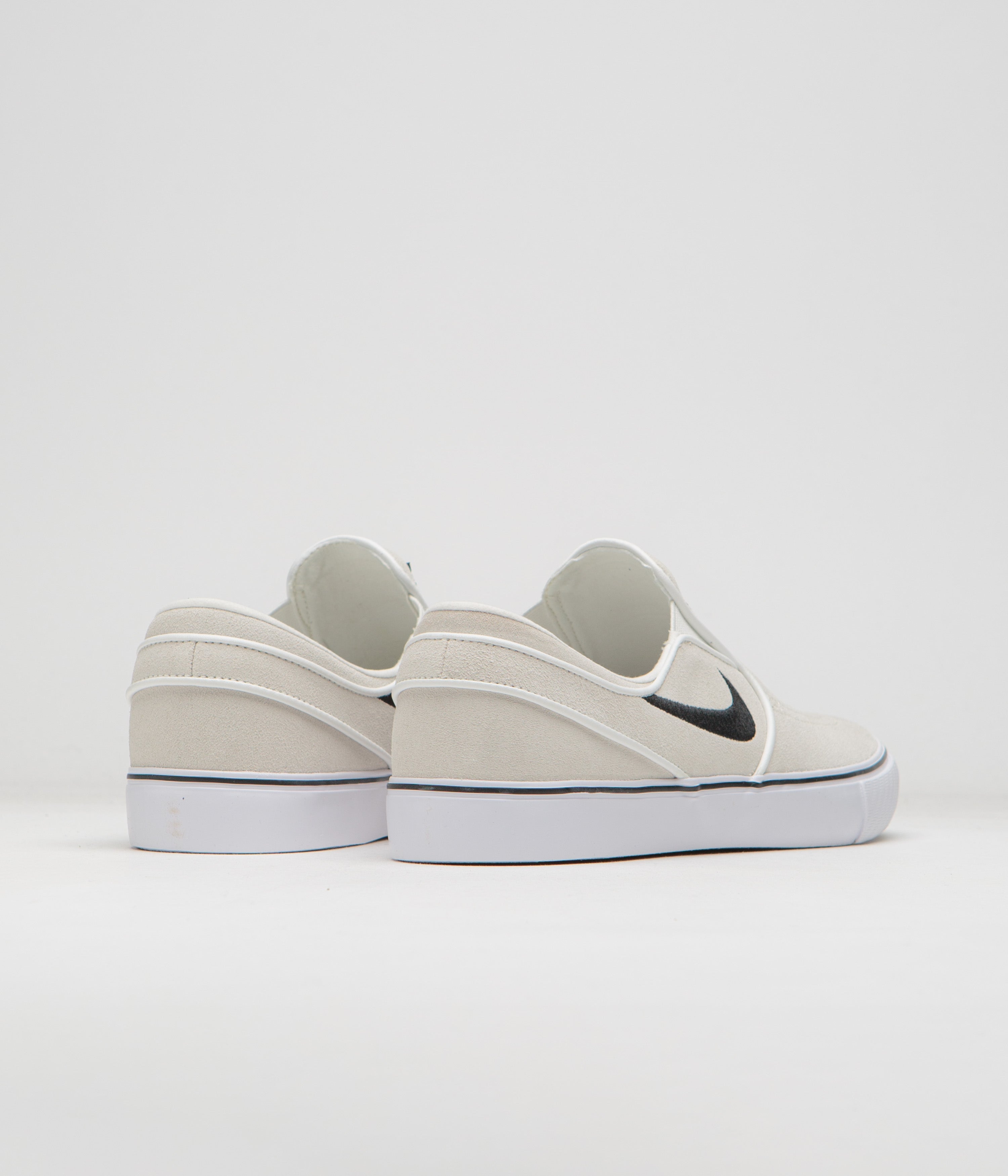 Nike SB Janoski+ Slip Shoes - Summit White / Black - Summit White - White