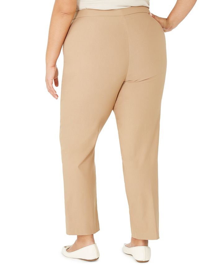 Plus Size Classic Allure Tummy Control Pull-On Average Length Pants