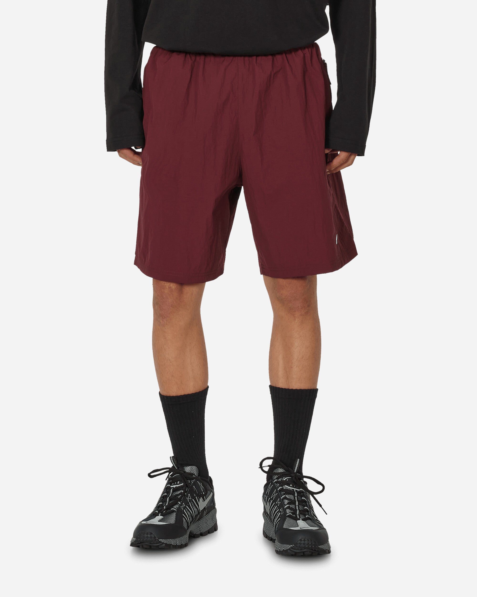 Solo Swoosh Woven Shorts Night Maroon