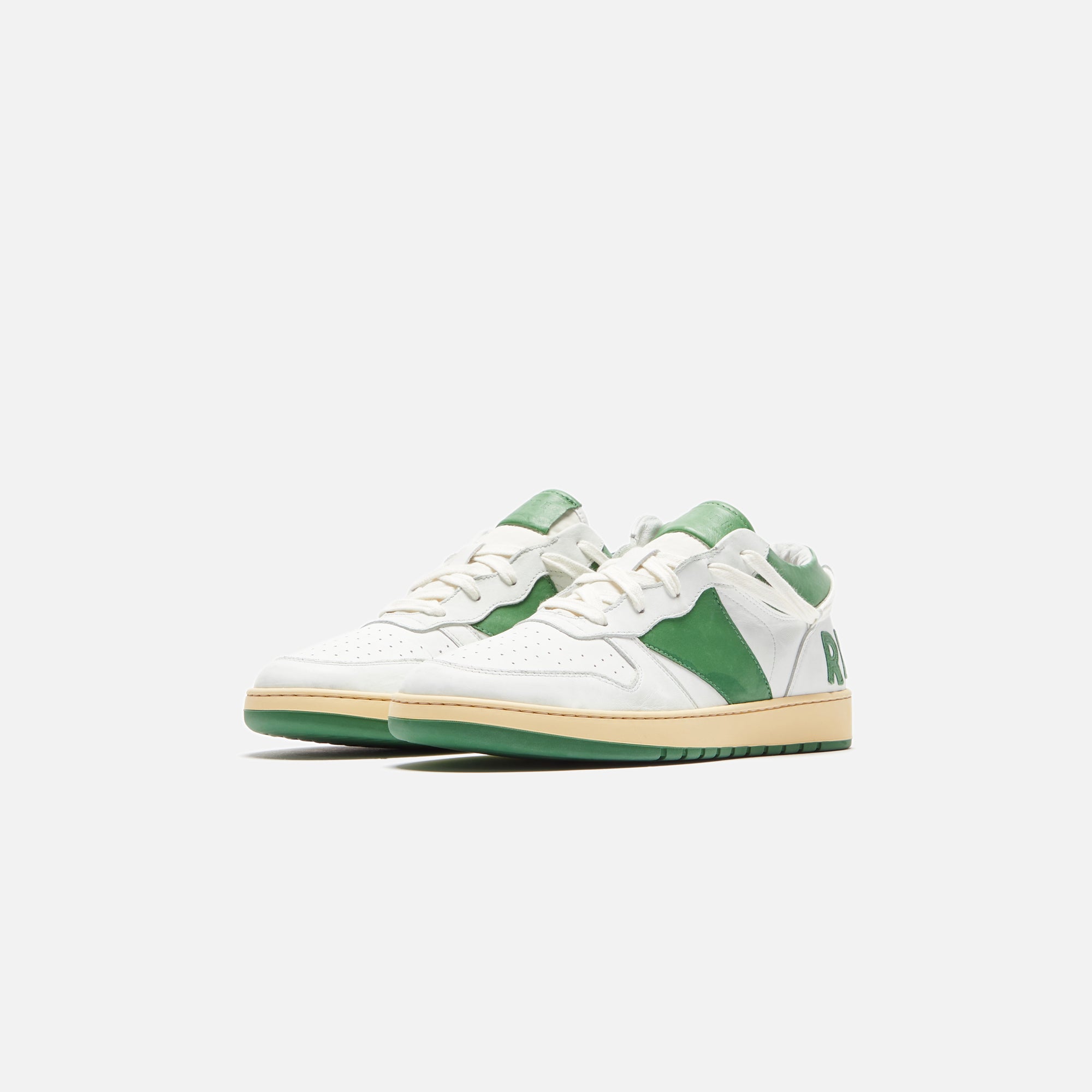 Rhude Rhecess Low - White / Hunter Green