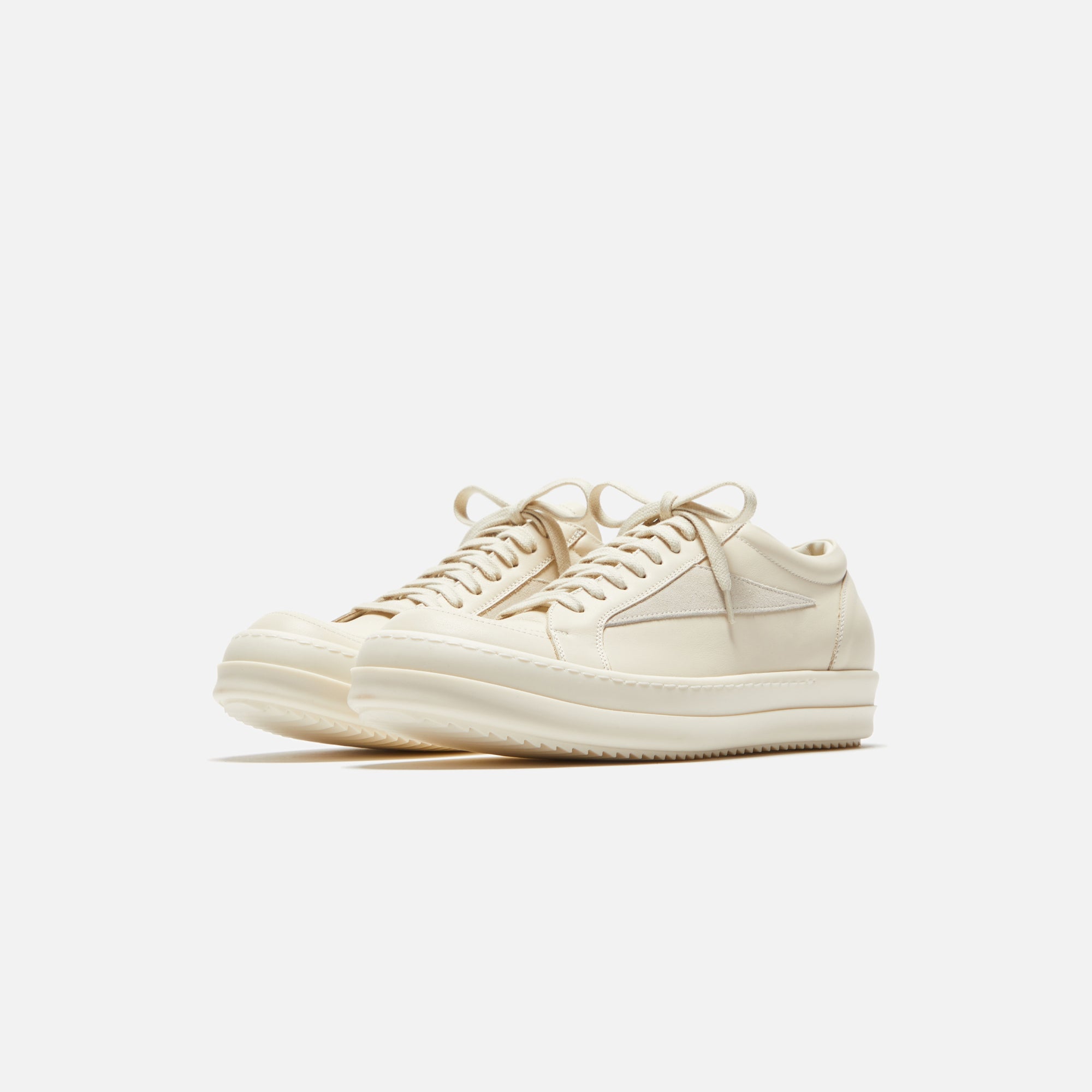 Rick Owens WMNS Vintage Sneaker - Milk / Scarpe Pelle