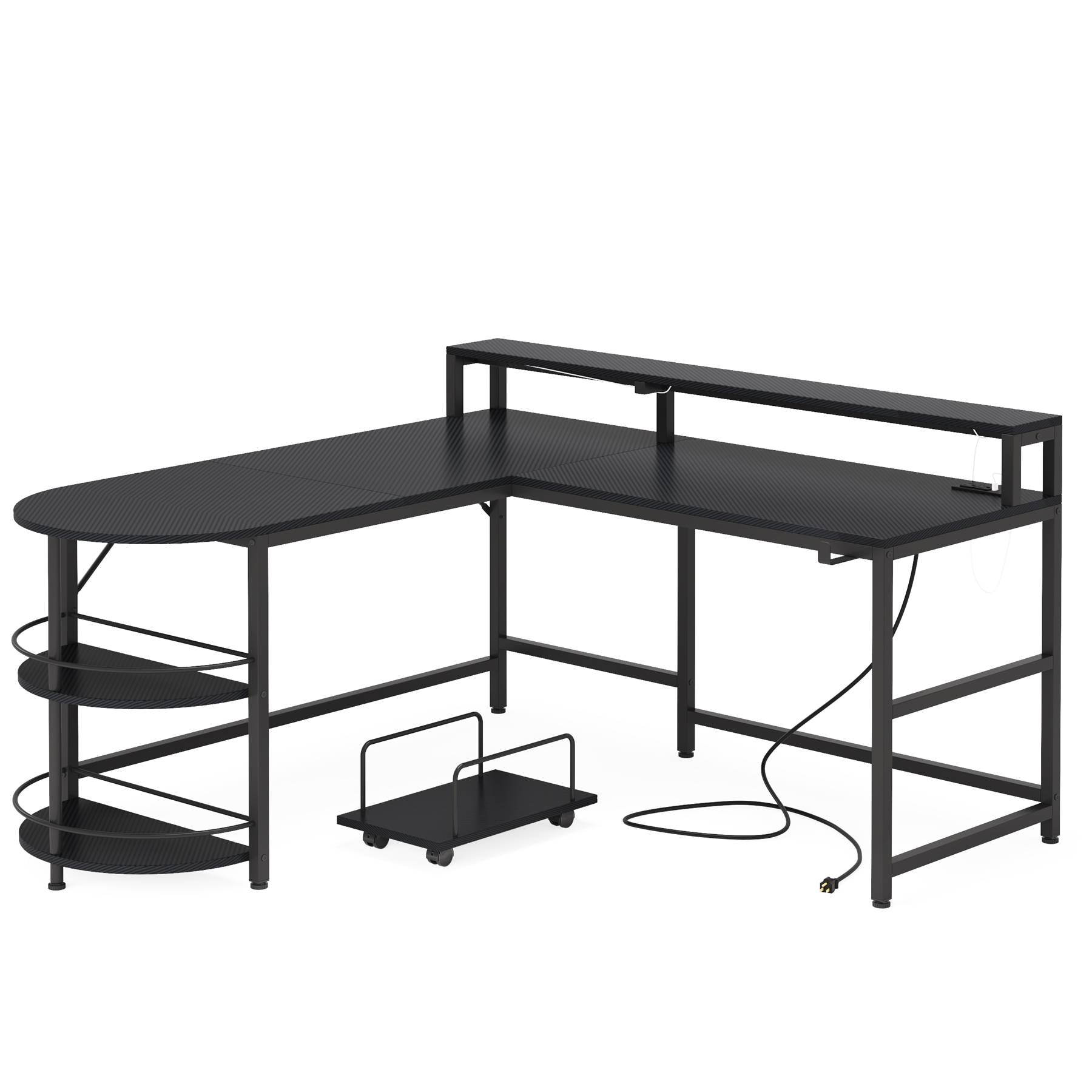 L-Shaped Gaming Desk, 55