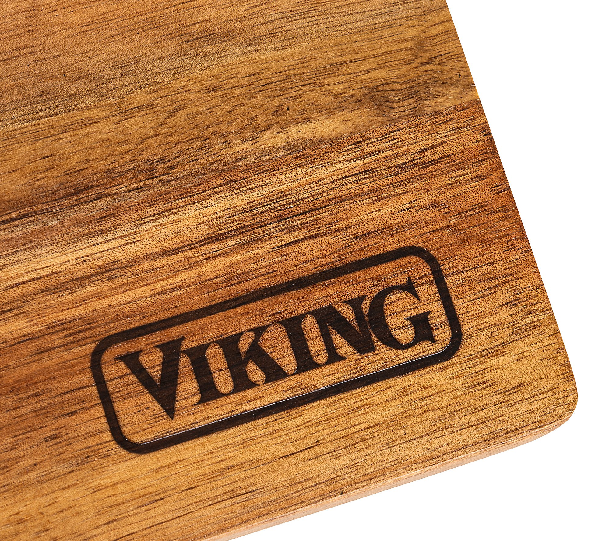 Viking Acacia 2-Piece Paddle and Cutting BoardServing Set