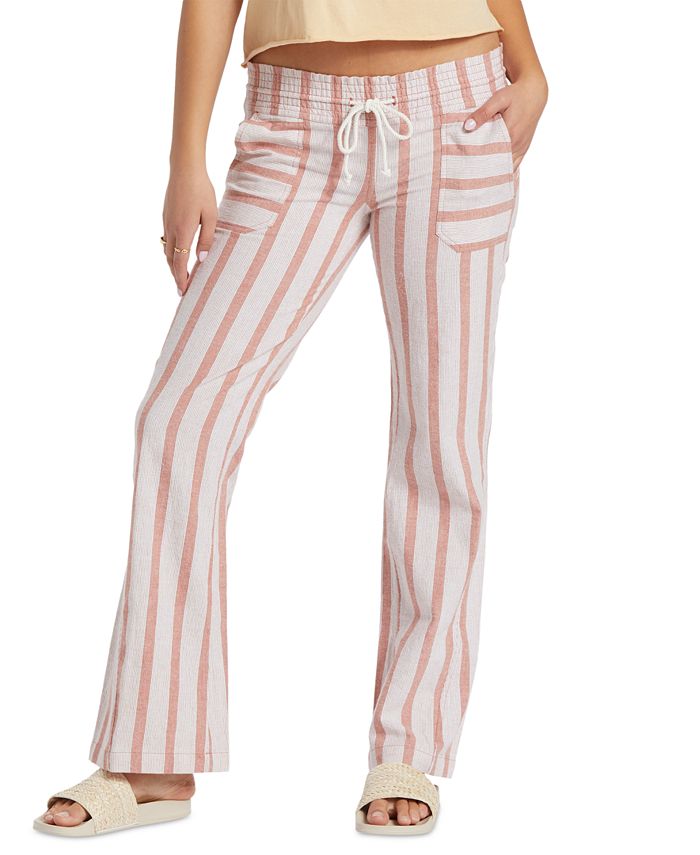 Juniors' Oceanside Yarn Dyed Pant