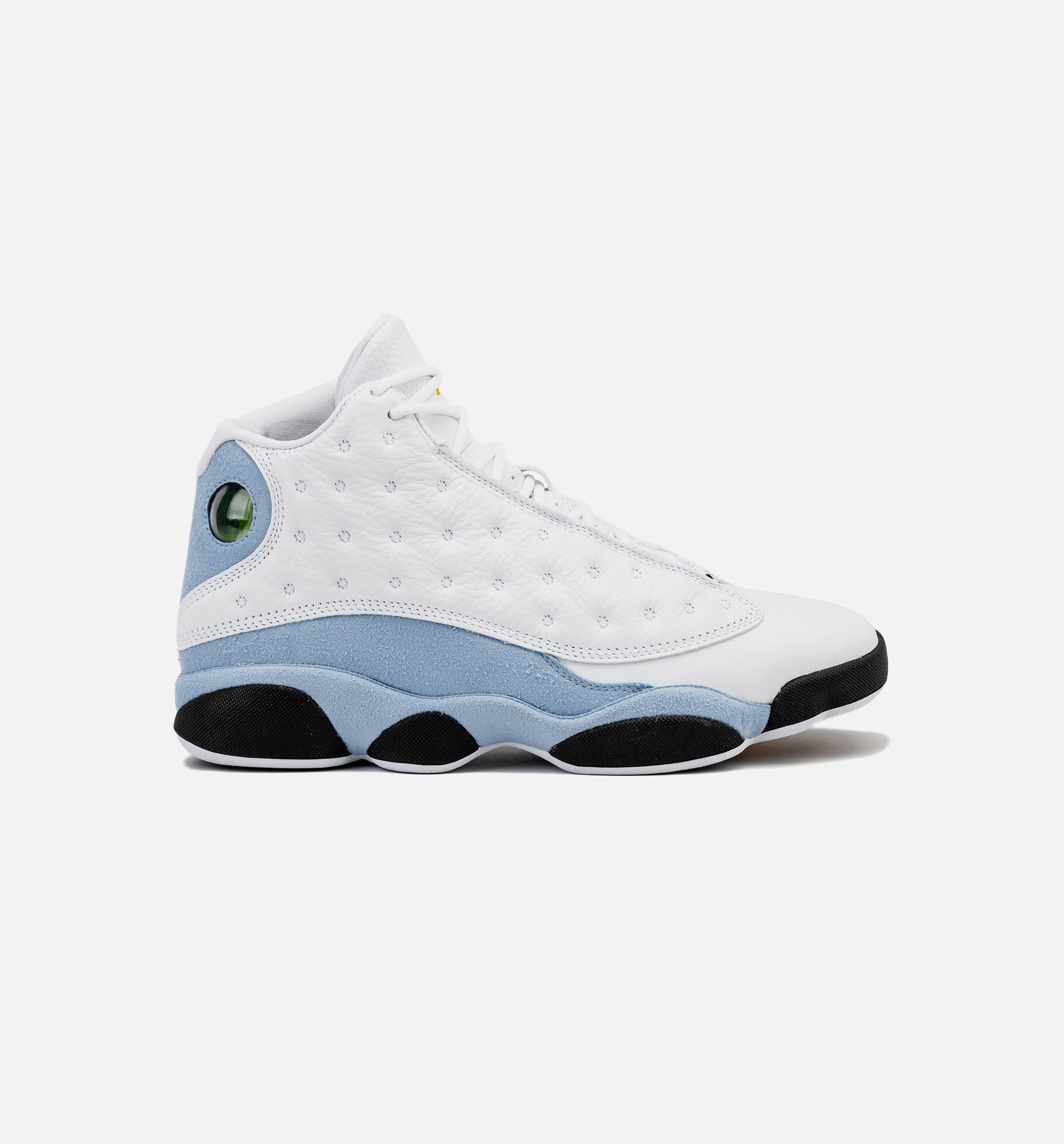 Air Jordan 13 Retro Blue Grey Mens Lifestyle Shoe - White/Blue Grey/Black/Yellow Ochre